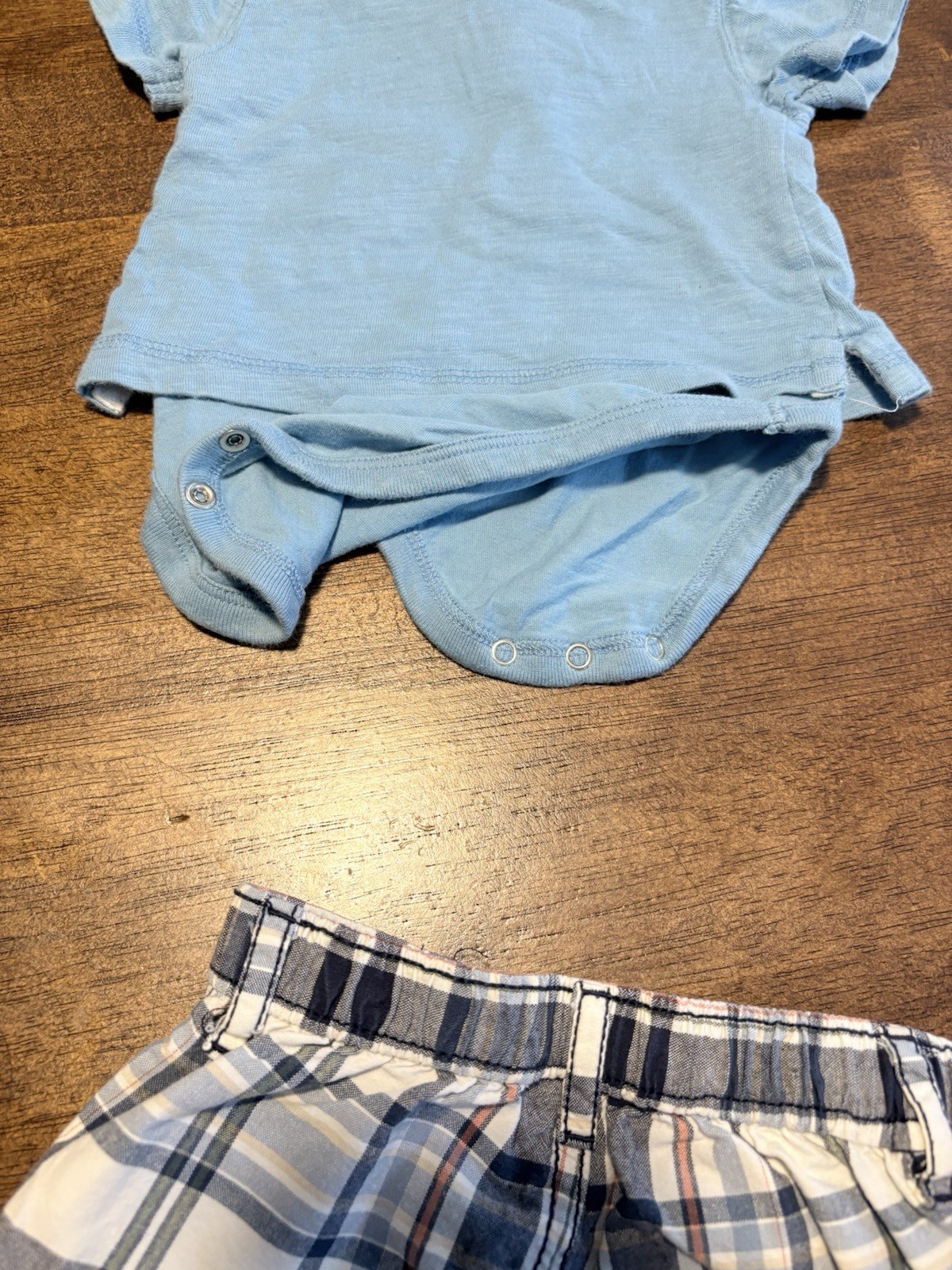 Boys 3-6 Month One Piece Football Theme Tee Combo & Shorts Set FREE SHIPPING