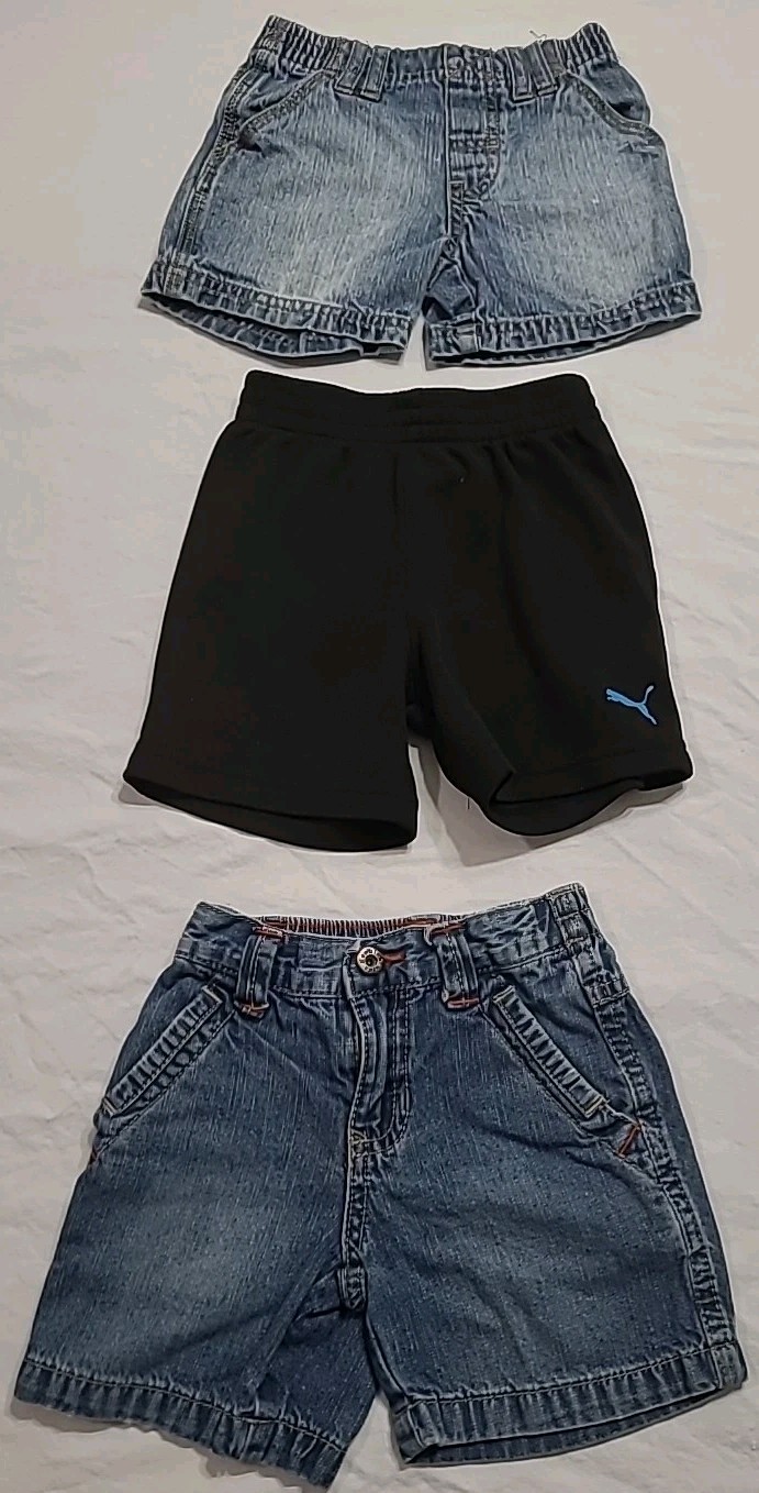 18PC Baby Boys 12 Months Short Sleeve Shirts Pants Shorts Rompers Swim Shirt Lot