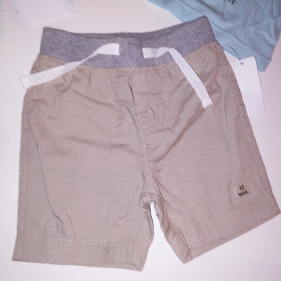 Set of 4 Wonderkids Boys Toddler Infant 12 Months T Shirt & Shorts Outfits