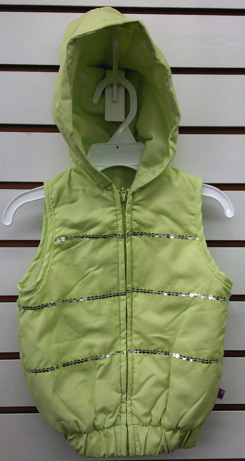 Infant Girls Titicos 3pc Green Plush Vest Set Size 6/12 Months – 18/24 Months