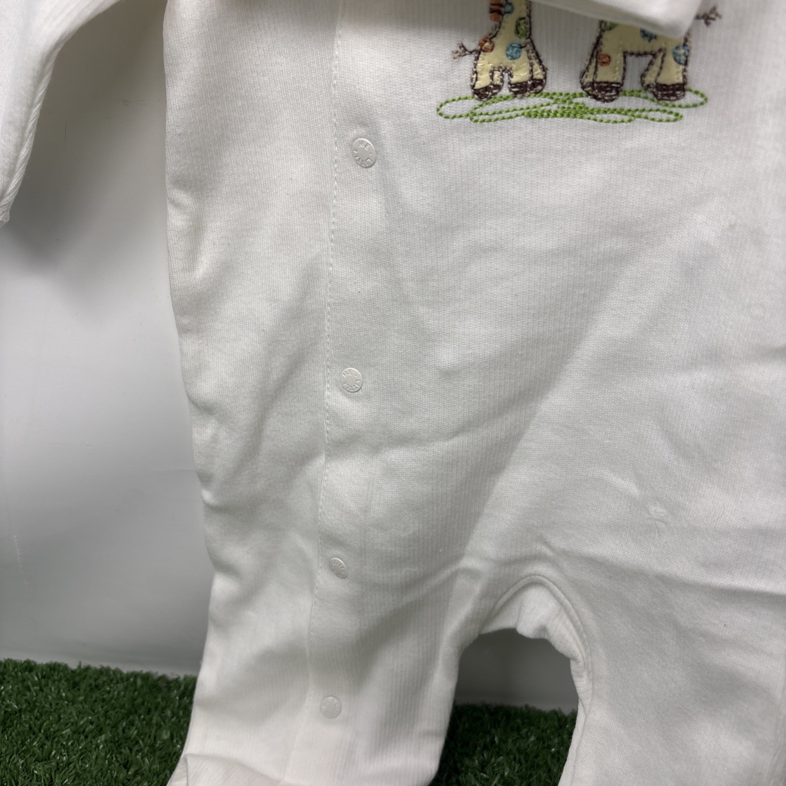 LITTLE ME Baby Boys or Baby Girls Giraffe Footies