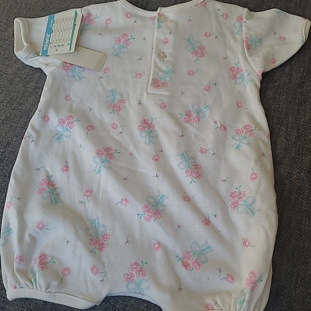 Misc lot of 3 Vintage Baby Girl Newborn/ 6 9 Months Clothes Brand New W Tags VTG