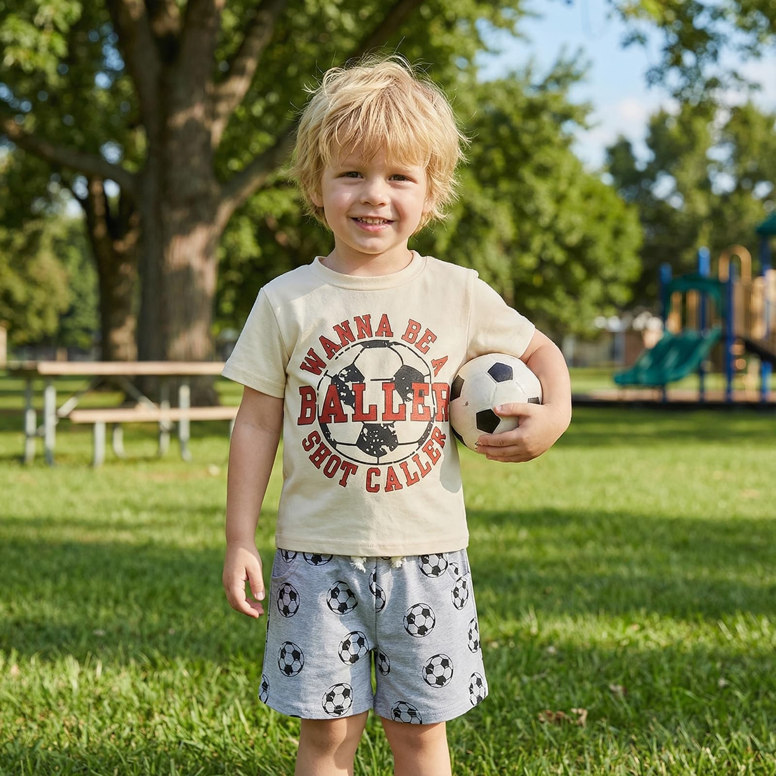 Toddler Baby Boy Summer Clothes Short Sleeve Embroidery Baseball T-shirt & Pl…