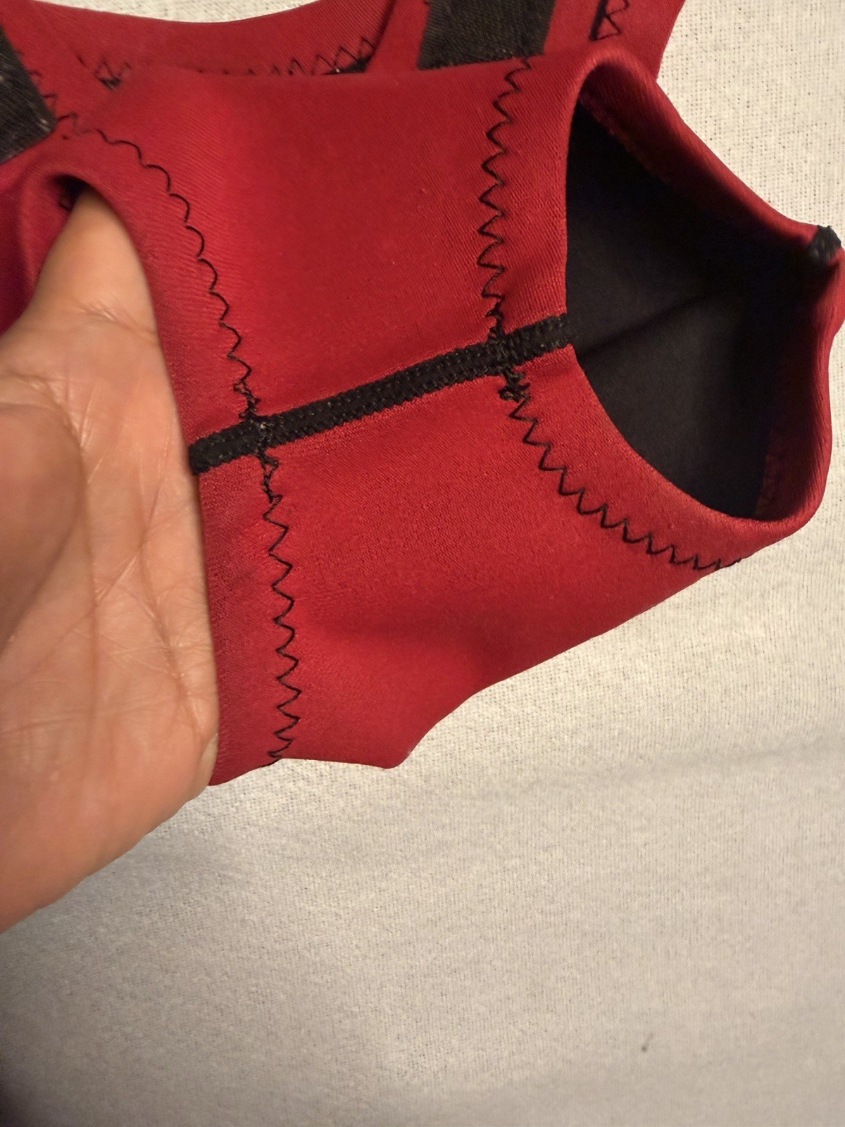Vintage Body Glove Baby Neoprene Wetsuit Vest Red 90s Surf Swim One Size