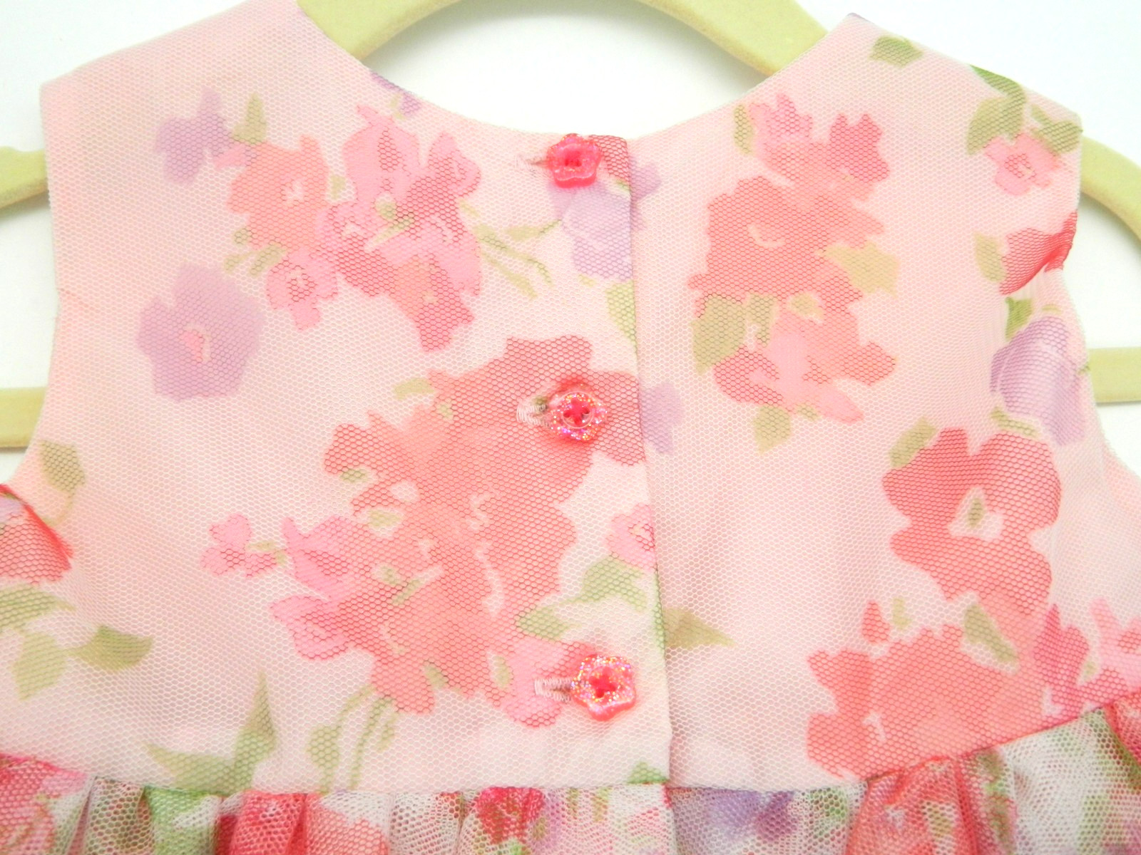 “1989 Place” 2T Baby Girl 3-Tiered Floral Tulle Party Dress