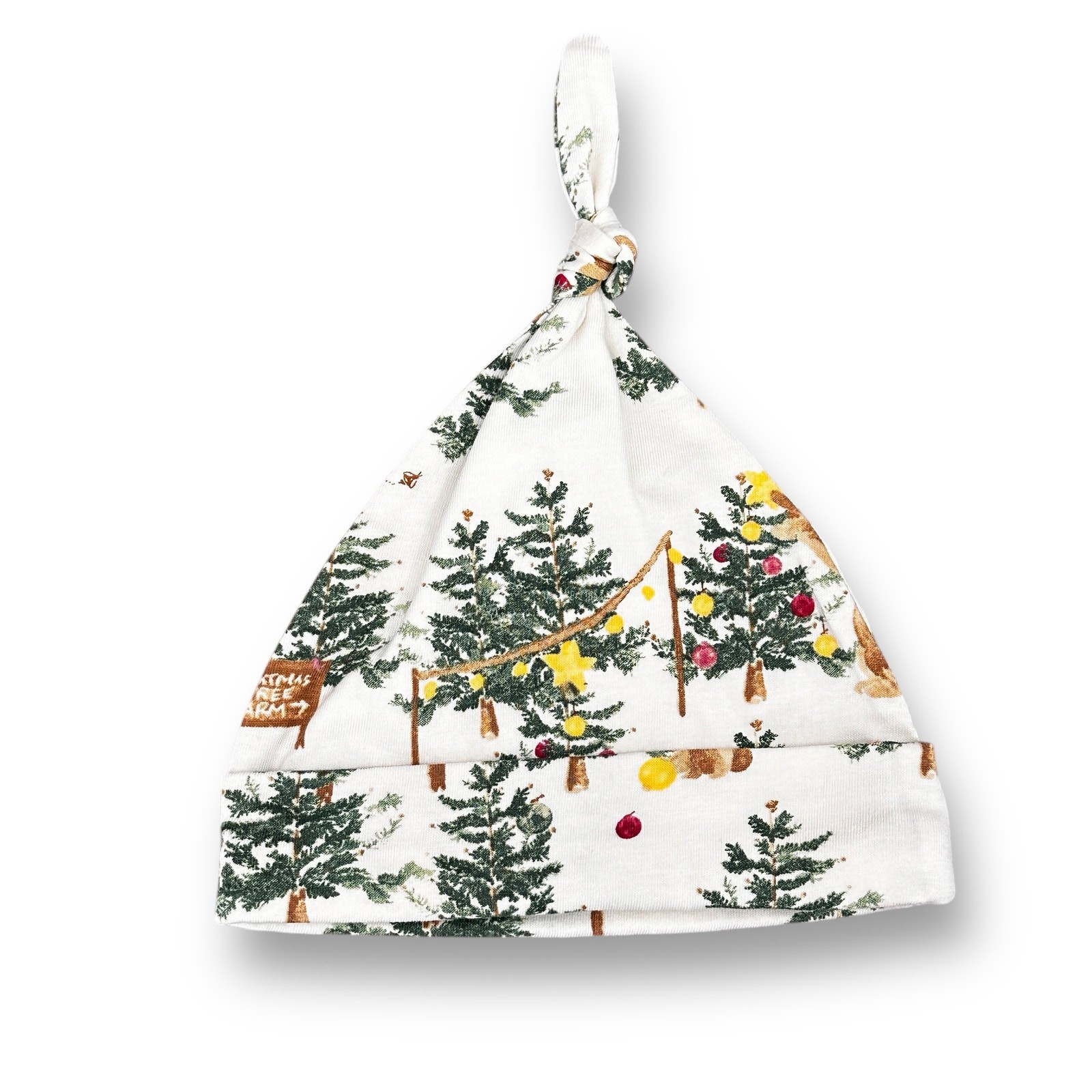 Burt’s Bees Baby Mama Bear Christmas Jumpsuit & Knot Top Hat Girls Sz 3-6 Mos