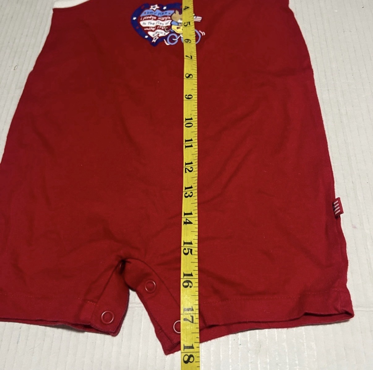 The Childrens Place Baby Girl 4TH of July Outfit 12 Months Red Patriotic