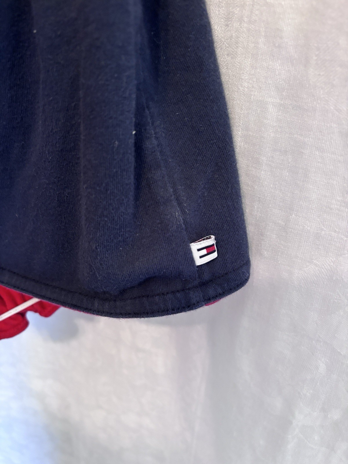 Vtg Tommy Hilfiger Baby Reversible Wrap Dress Set 6-12m ColorBlock Patriotic