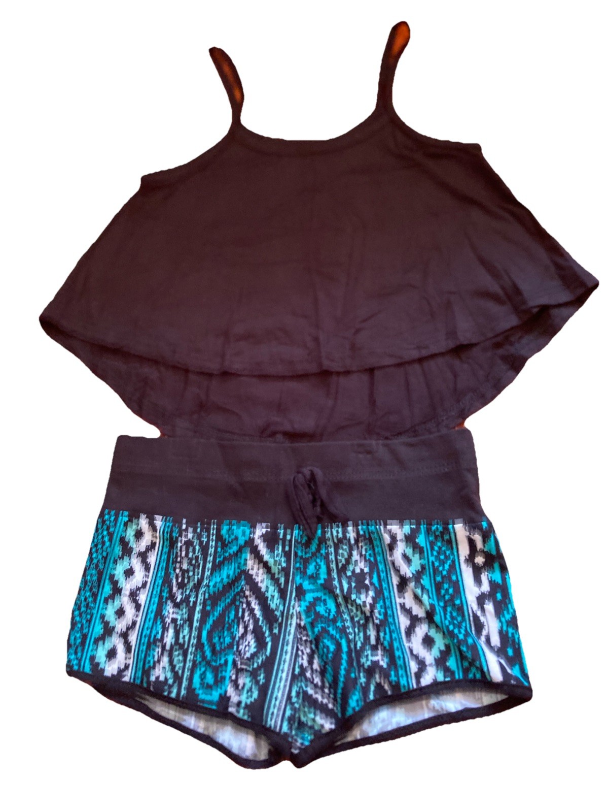 JW Girl Elastic Shorts And Unknown Brand Hi-Lo Tank Toddler Size *See Descript*