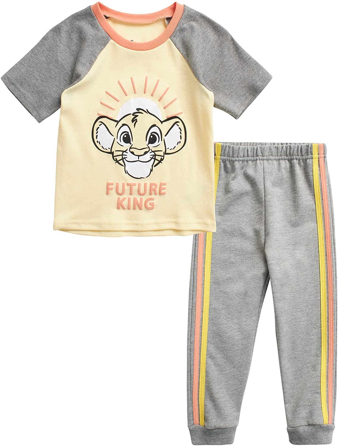 Disney ☆ Baby Boys’ Lion King Simba T-Shirt and Pants Set ☆ Sizes 12-24 Months