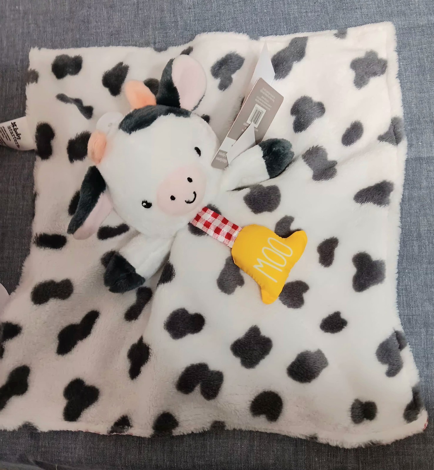 NWT 5 piece set Size 3 mos Bodysuit, socks, hat, blanket and lovie Farm Theme