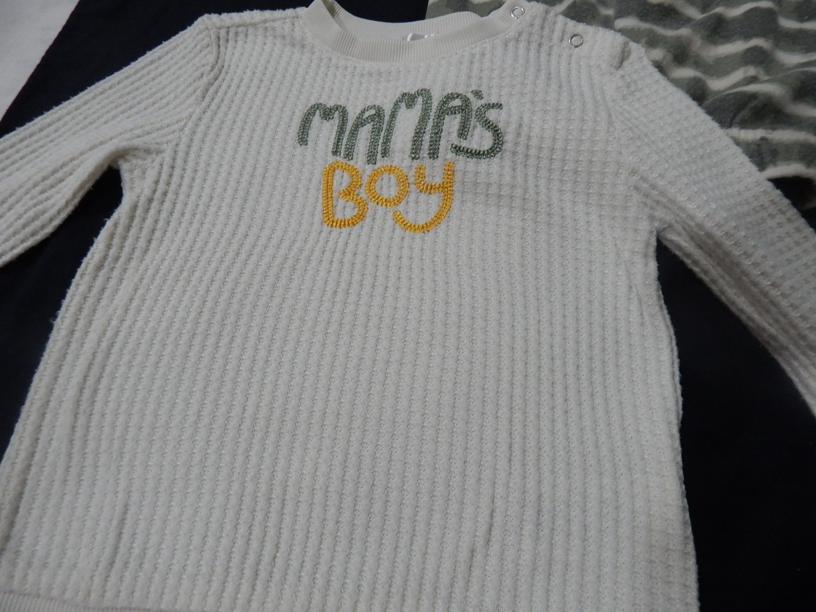 BABY Boys MAMAS Boy size 24 months 2 piece pants and Thermal Set TAHARI so cute