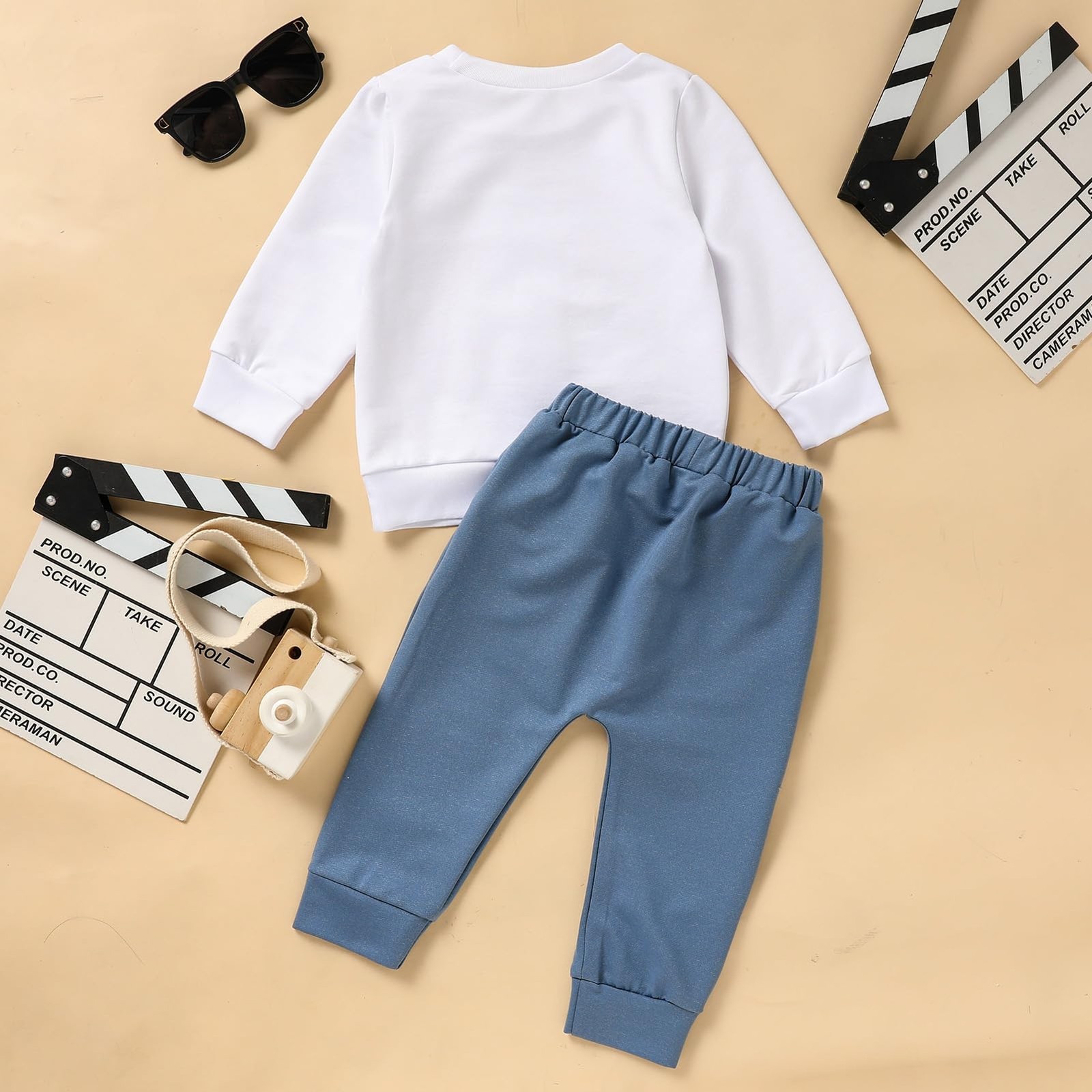 1st Clothes Outfit Boy Baby Year Old Outfit Long Sleeve Shirt Pants Fall Wint…