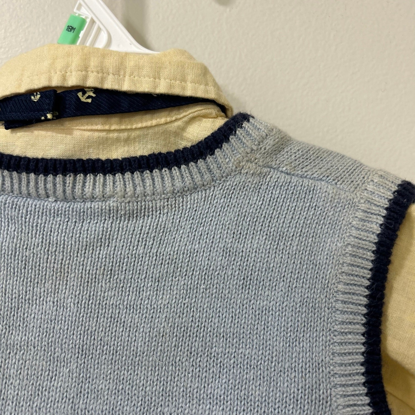 B.T. Kids VTG Boys Sz 2T Outfit Shirt, Tie, Sweater Vest, Belt & Pants Nautical