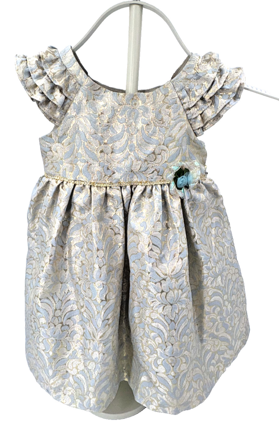 Laura Ashley London size 24month dress elegant tulle underskirt knee length