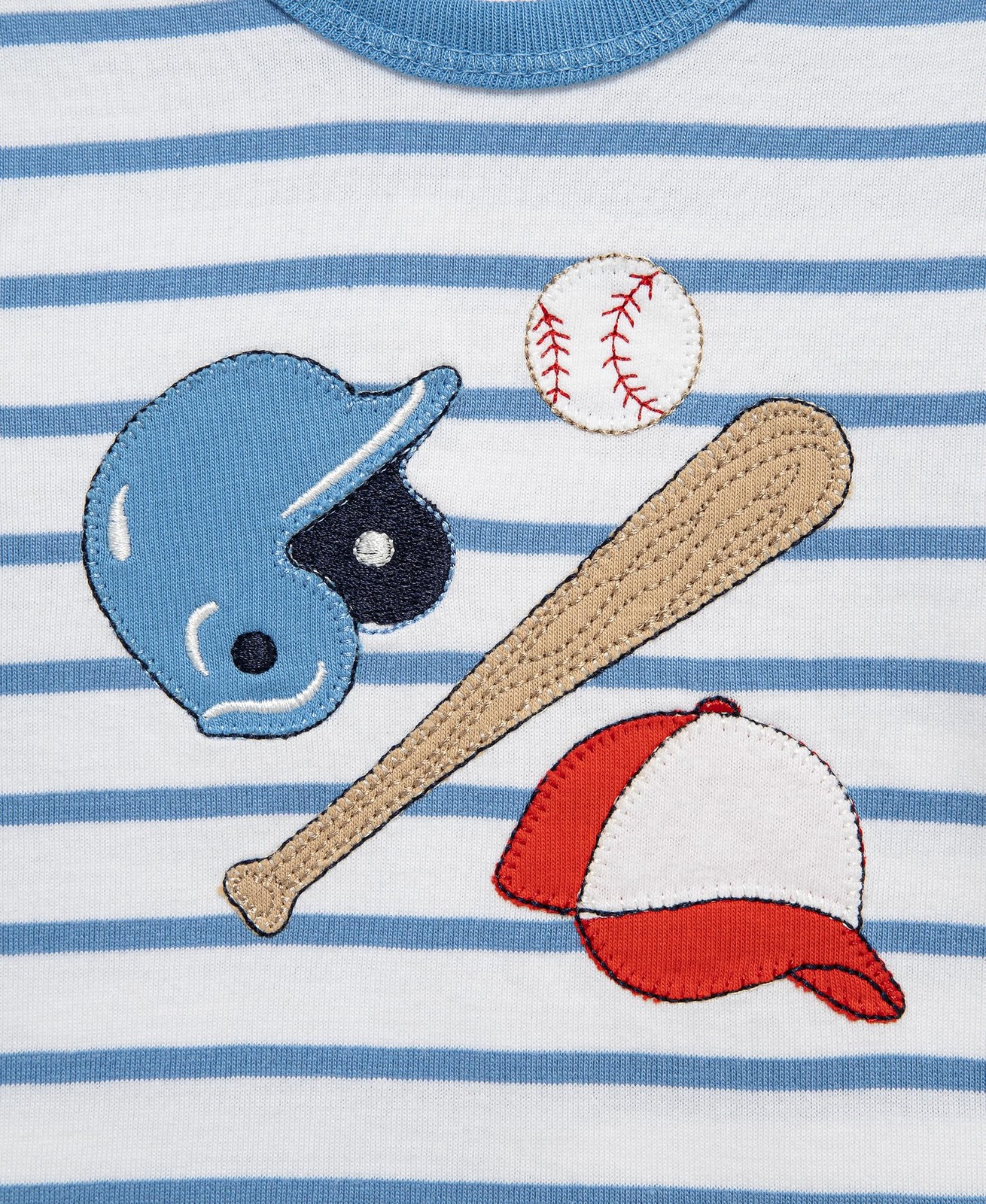 Clothes for Baby Boys’ Baseball Jogger Set with Socks, Silver Lake Blue/White…
