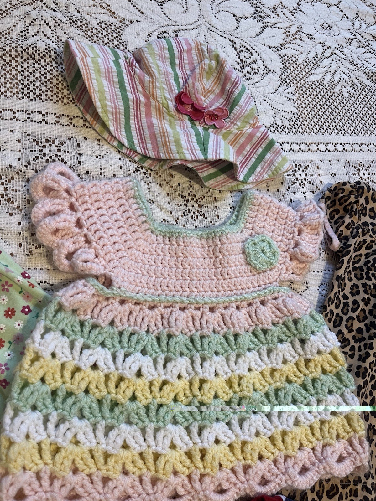Baby Girl 6-12m Spring/Summer bundle 90s Y2K LOT14pcs Dresses Overalls Outfits