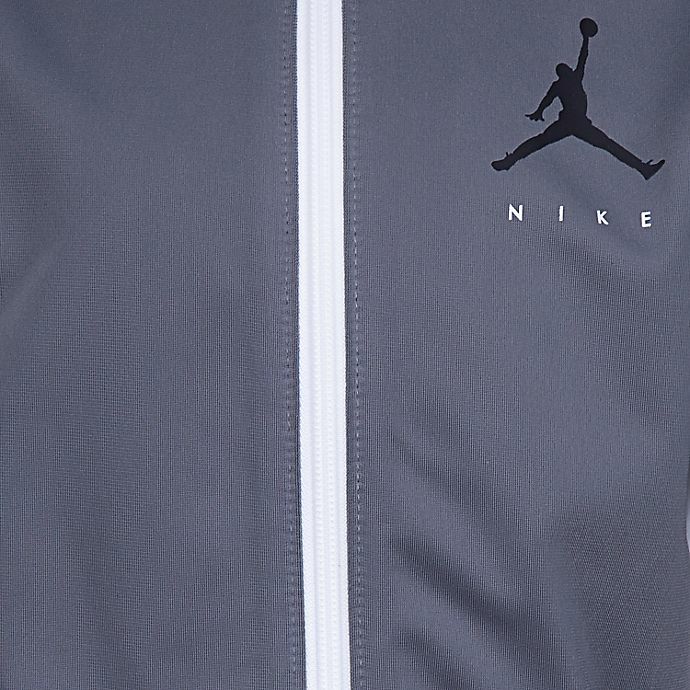 Nike Air Jordan Baby Boy 2-Piece Jumpman Tricot Tracksuit Set Grey/Black 3Months