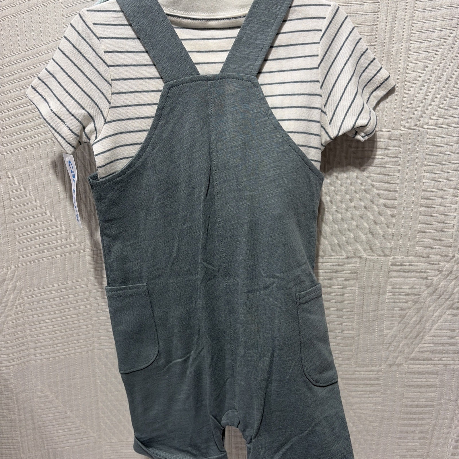 Carters Baby Boy 3 Piece 24 M Knit Short Outfit New
