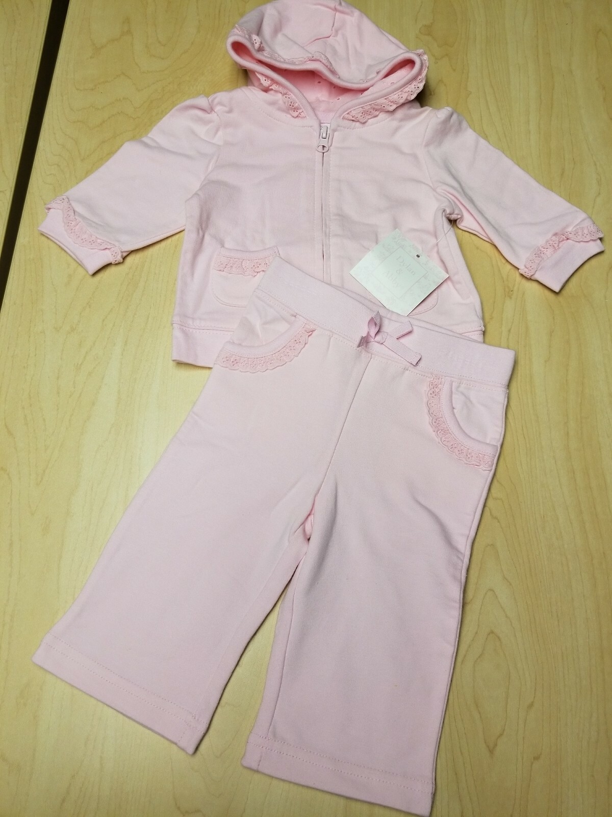 -New Baby Girl Set Dylan & Abby Size 6 mos.