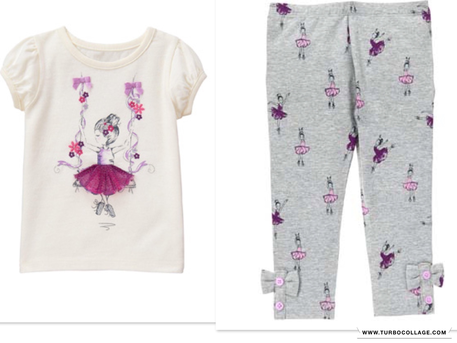 NEW GYMBOREE BALLERINA TOP AND LEGGINGS OUTFIT NWT SIZE 18-24 MTH