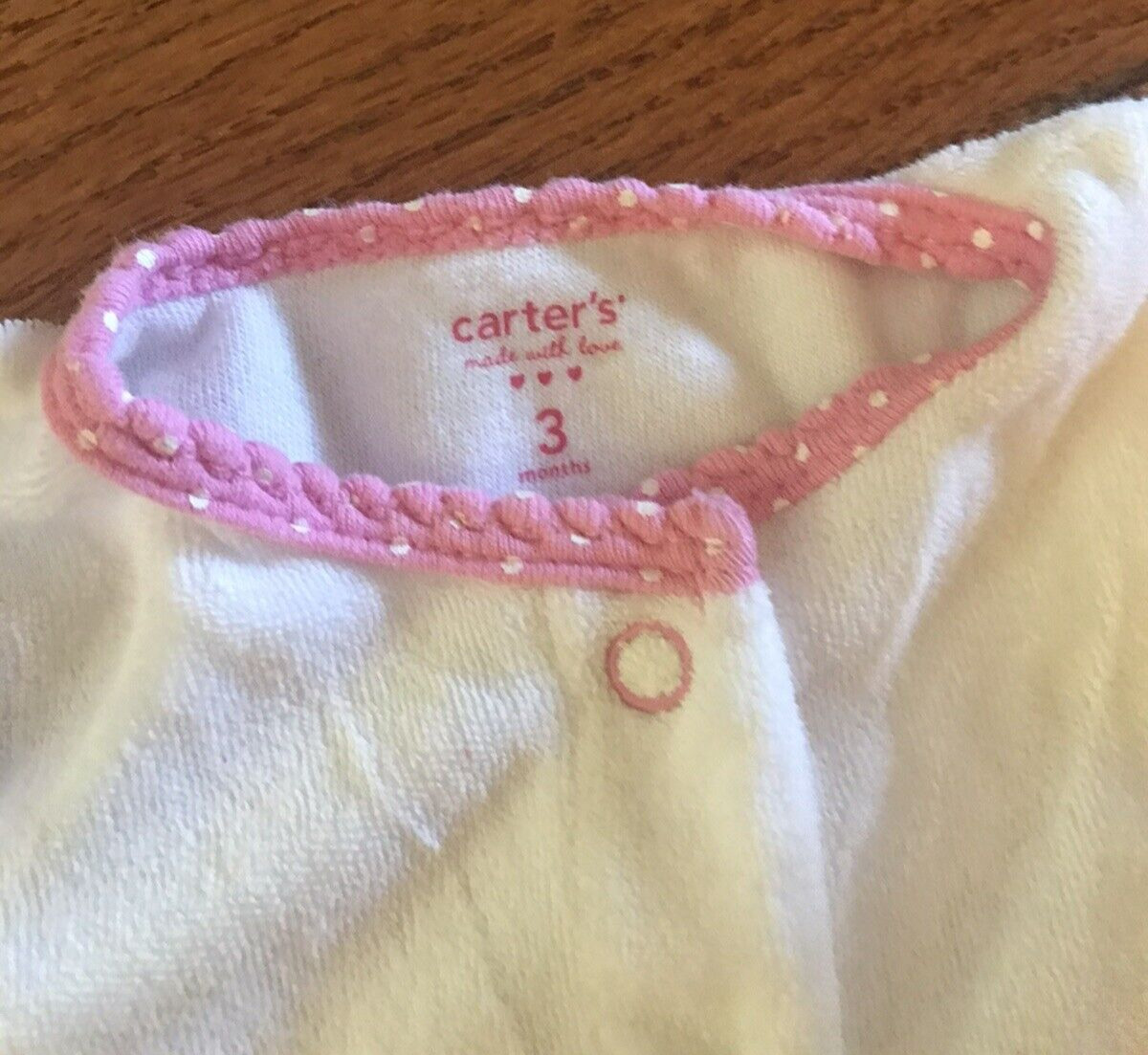 Lot of 9 Baby Girl’s 3 Month Full Zip Hoodies Pajama’s Button Up Growing/ Walk