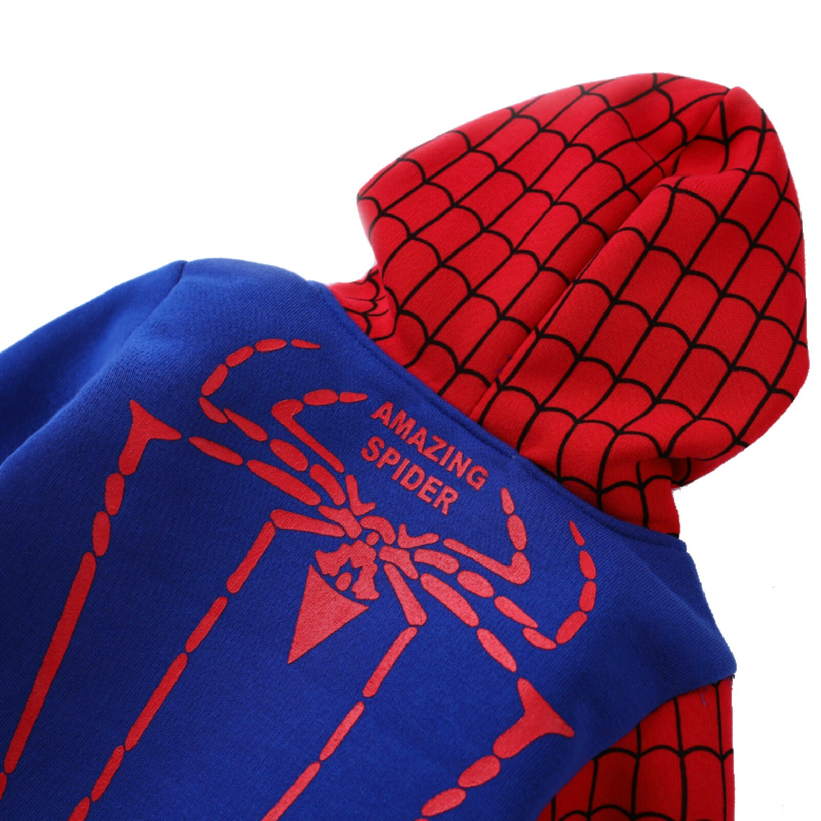 Blue Spiderman Hoodie and trousers set (Ships from U.S.A)