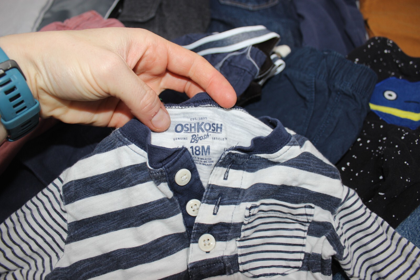 Huge Lot 18 Pieces Boys 18 Months Clothes Pants Shorts Carters Oshkosh Old Navy