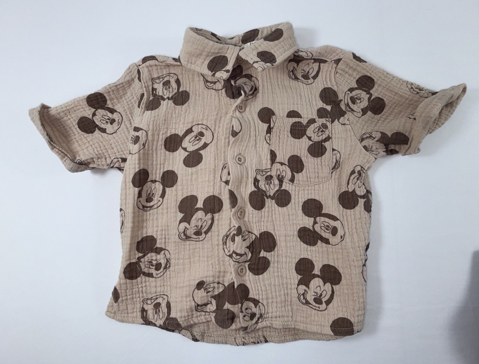 Disney Junior 3T Mickey Mouse Toddler Boy’s 2-Piece Matching Muslin Short Set