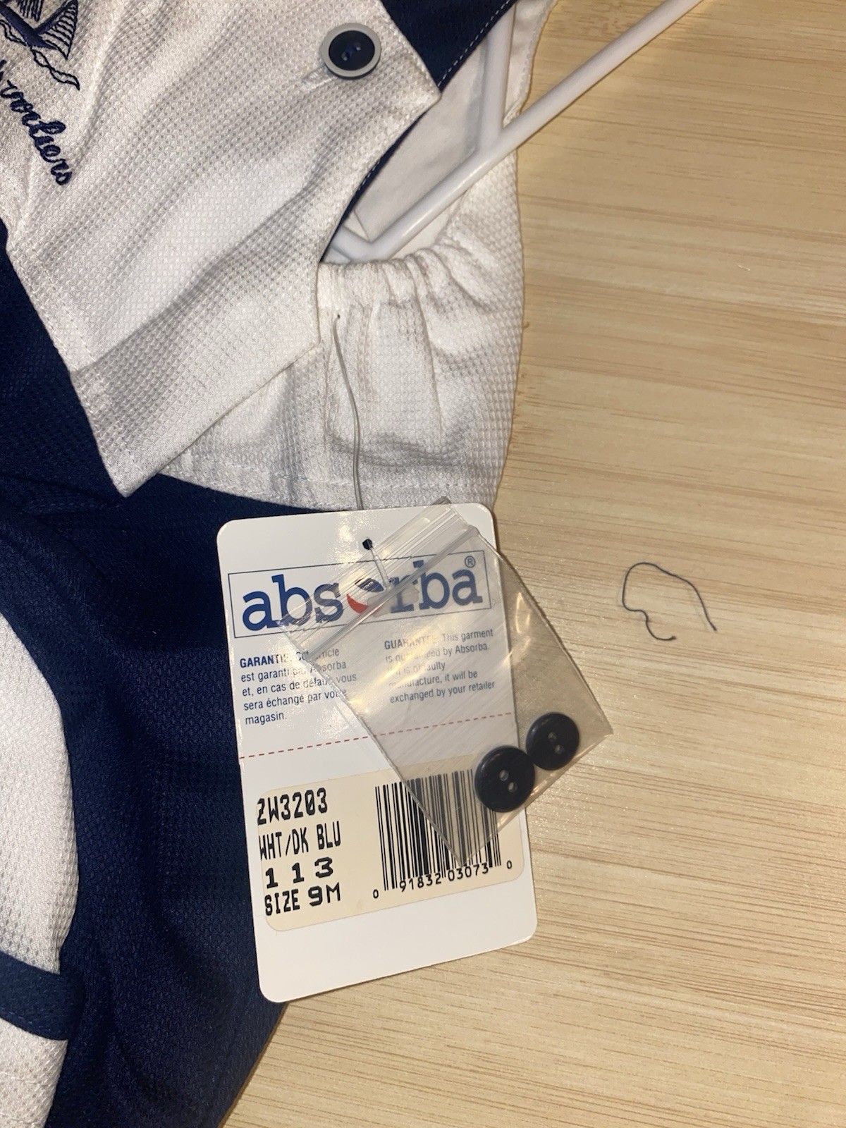 Baby Boy Clothes New Absorba Vintage 9 Month Sail Boat Nautical Romper Hat