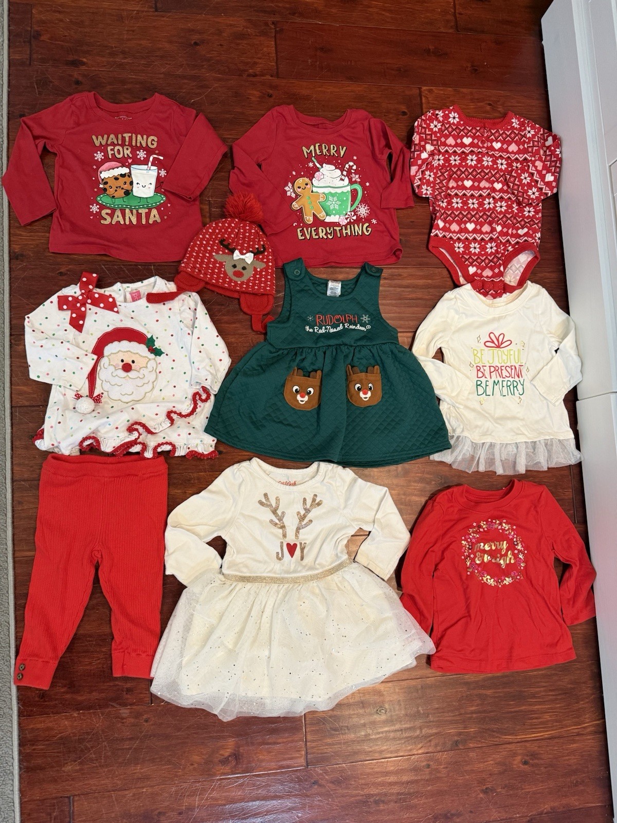 Baby Toddler Girl Christmal Holiday Huge Lot 12-18 Months Dress Shirt Pants