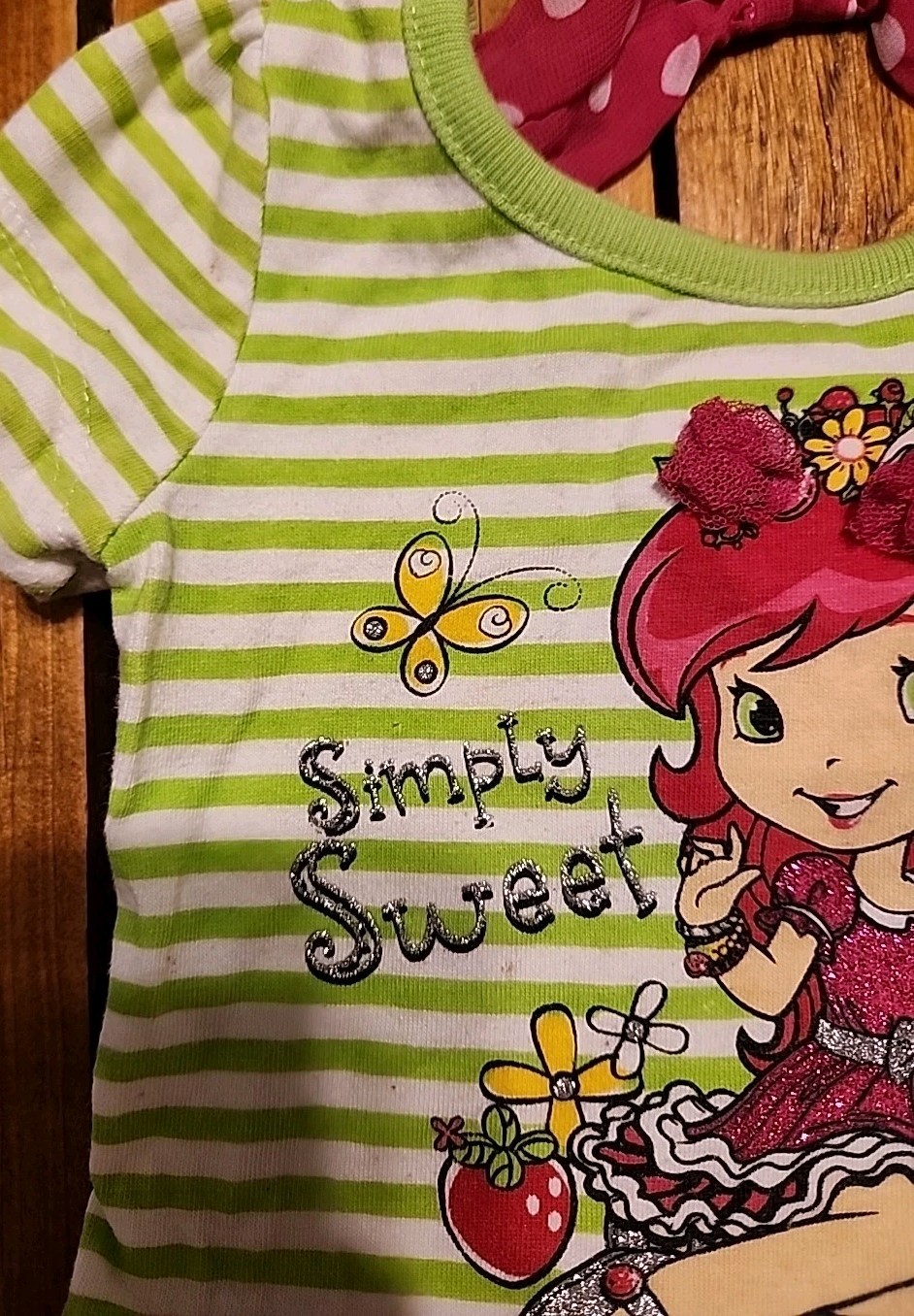 Cute Strawberry Shortcake 12 Months Shirt Skirt 2014