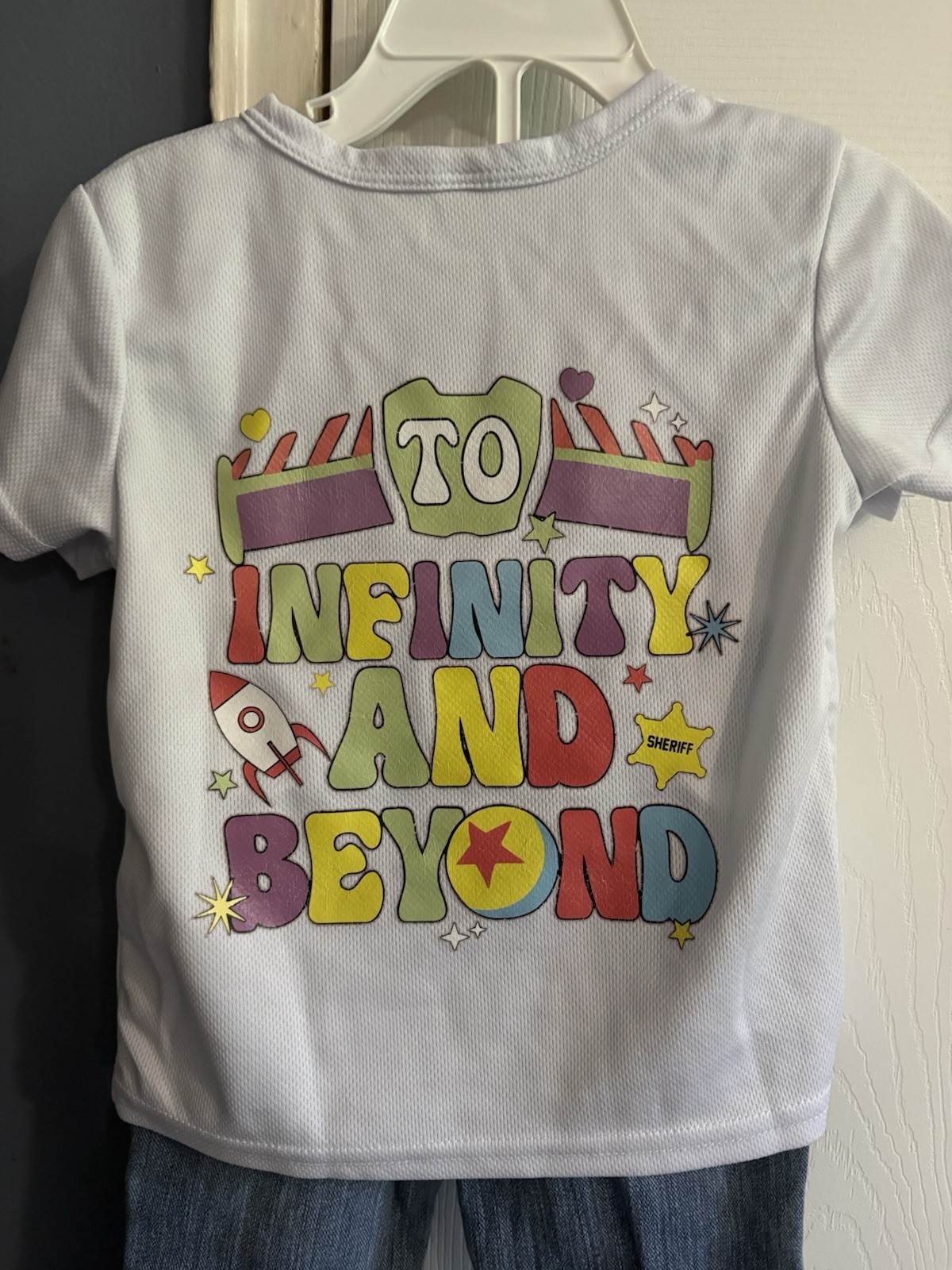 Girls Toy Story Bundle Shirt And Sweatshirt With Oshkosh Jeans 18 Months