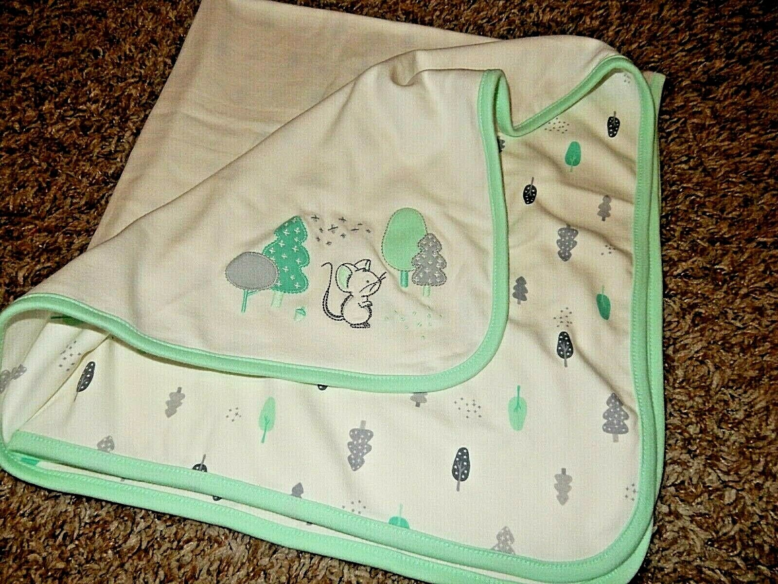 7F NWT 3-6M GYMBOREE Forest MOUSE 5pc Set Blanket LS Bodysuit Hat Socks Bib