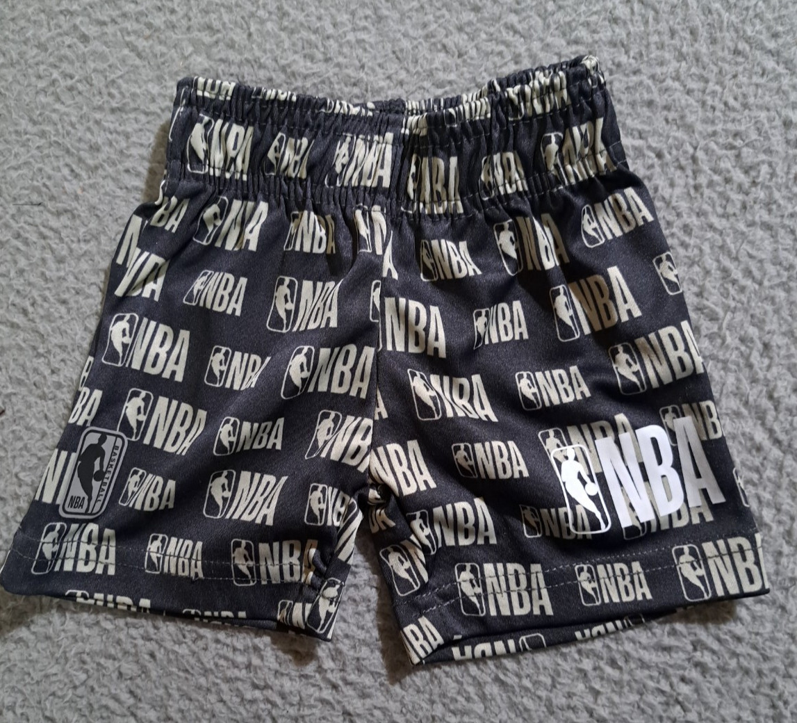 NBA Basketball Gray Infant Boys Sleeveless Tank Top & Shorts Set / Size 6-9M