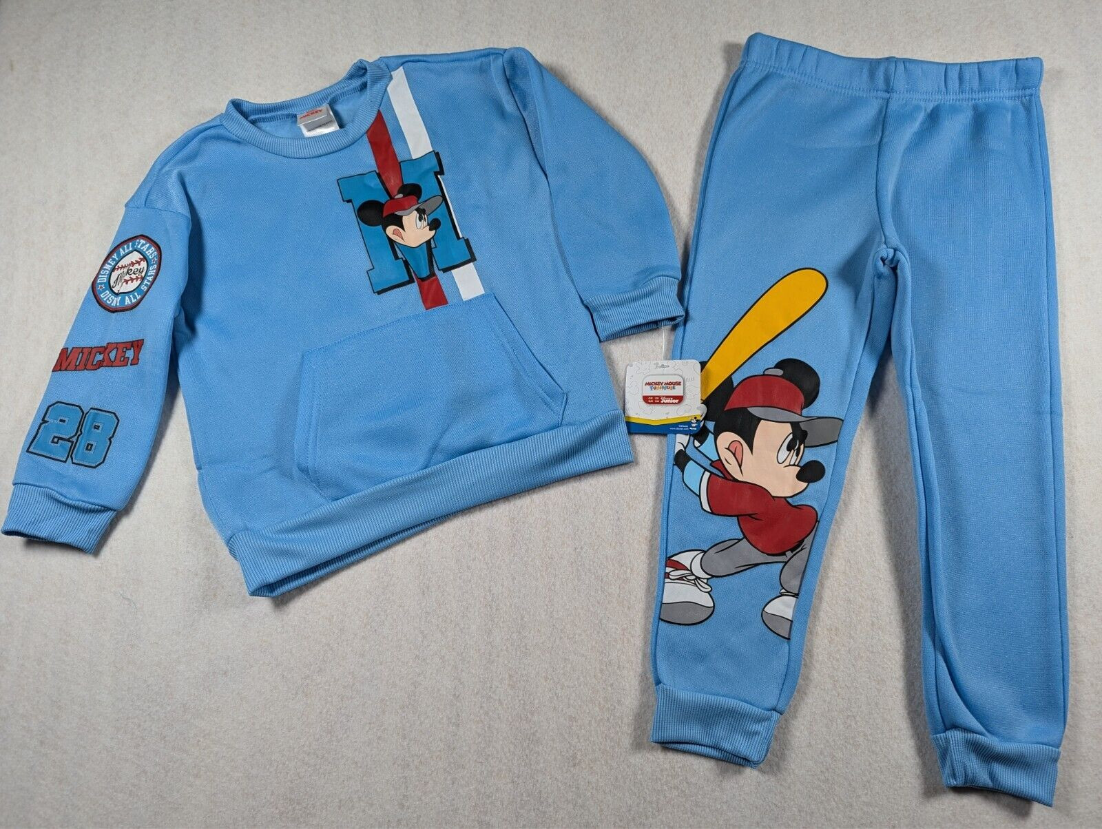 Disney Junior – Mickey Mouse – Pullover Sweat Shirt & Pants Set – Size 5