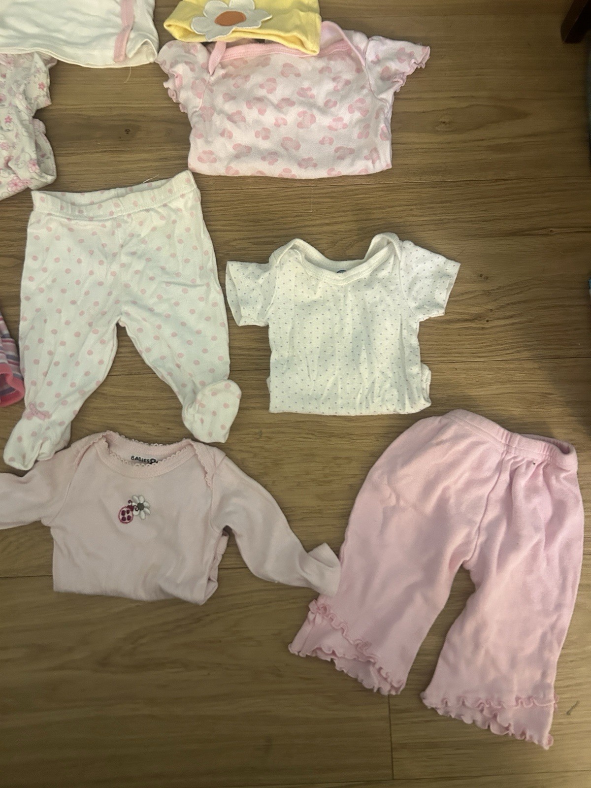 Lot Of 0-6 Months Baby Girl Clothes 20 Pieces Mixed Named Brands