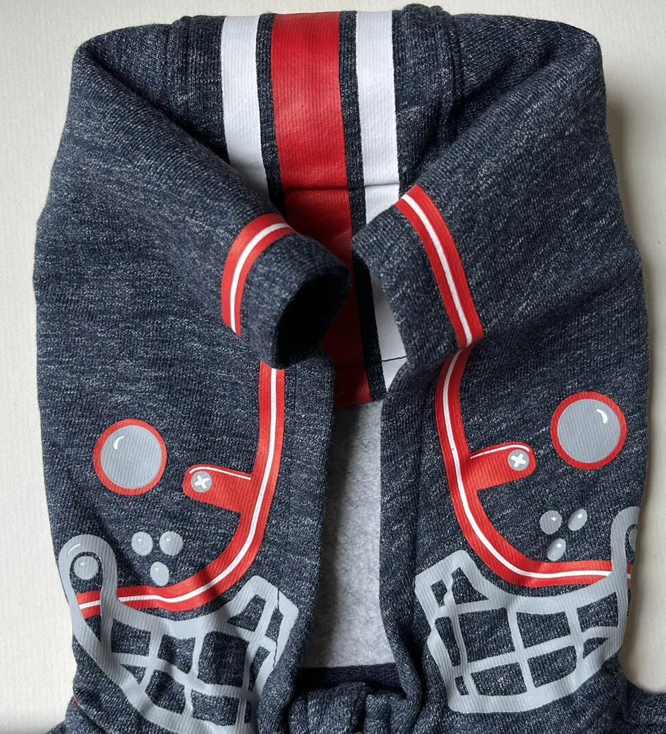 Gymboree Toddler Boy Varsity Football 2 Piece Outfit Navy Long Sleeve 3T NEW