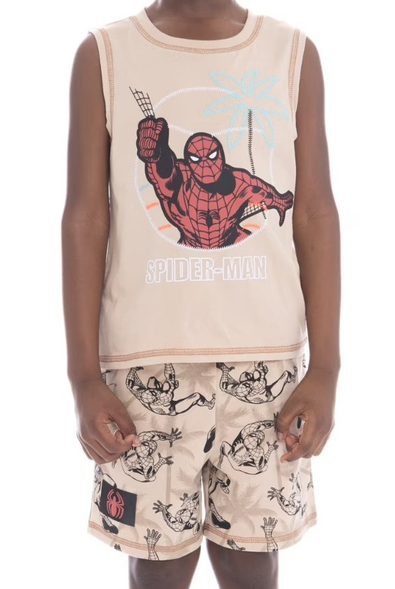 Spider Man Toddler Boys Size 18M Graphic Print Tank Top & Shorts