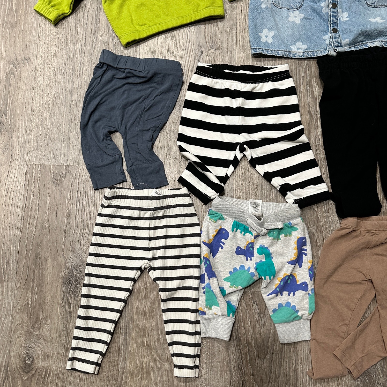 8 Pieces Baby Boy 3-12 Months Various Mixed Brands Long Sleeve Clothing Lot