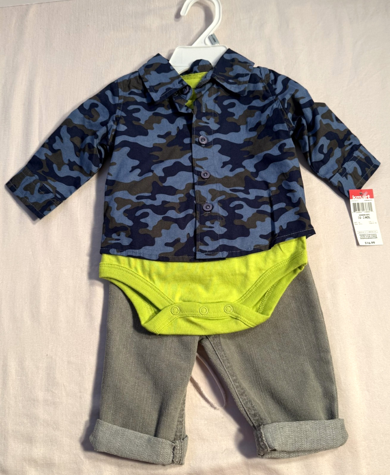 3-piece Baby Boy Clothing Gift Set 0-3 Months Small Wonders “A Little Wild”