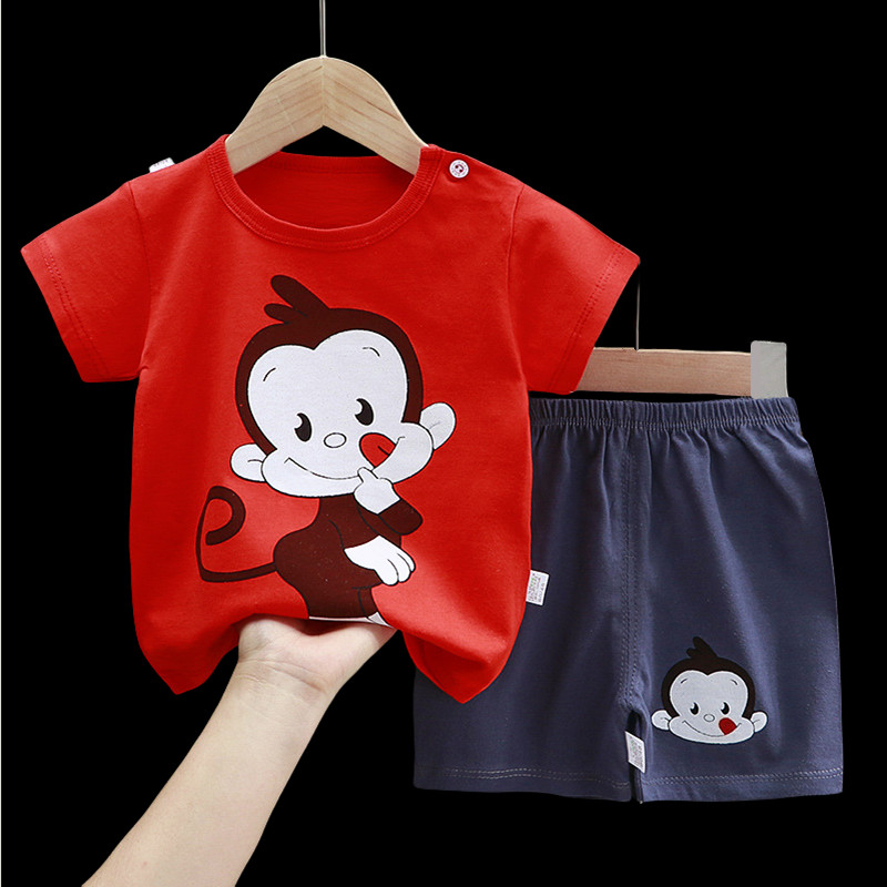 T-shirts shorts sets children’s clothing for Infants children boys girls 9M~6Y