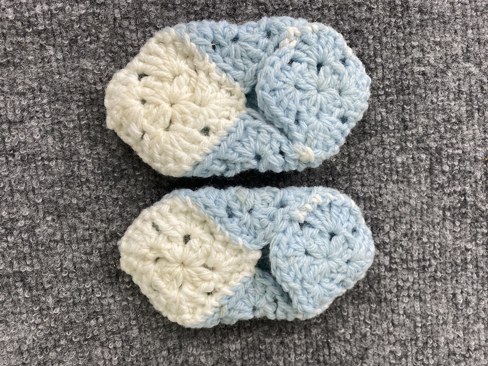 Handmade Crochet Baby Layette NB 5 Set Multicolor Pastel Boho Cottagecore Fairy