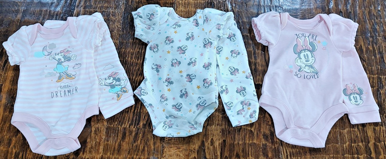 Disney Baby Minnie Mouse Outfits x3 *EUC*