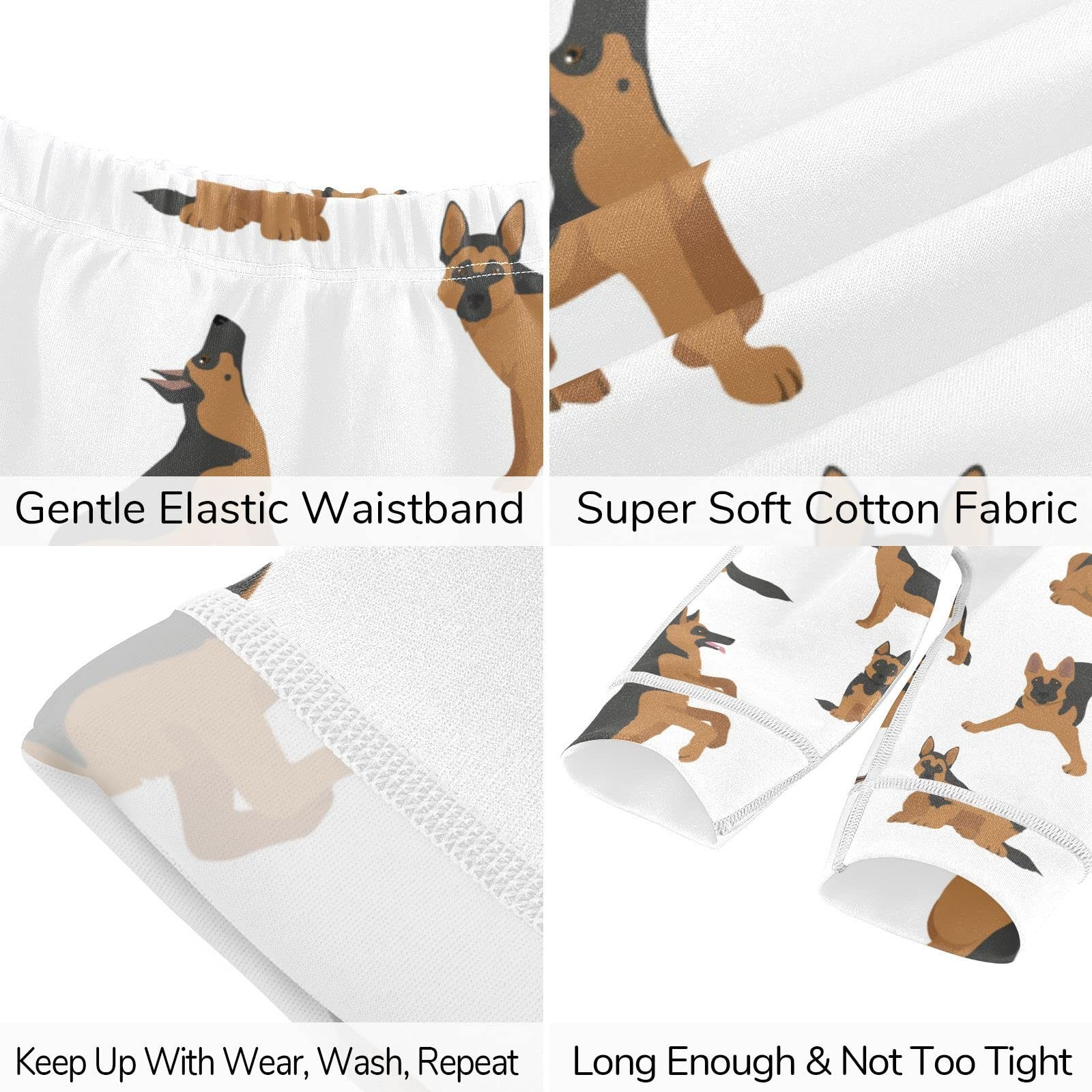 vvfelixl Baby Bodysuits Pants Sets German Shepherd Dogs 6-9 Months, Multi9