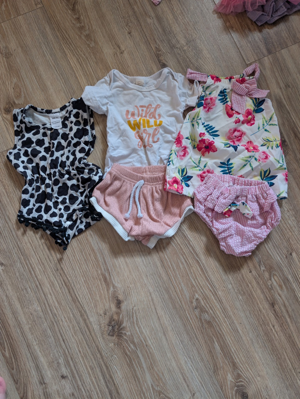 Lot Of (3) Size 80 (12-24 M) Summer Outfits