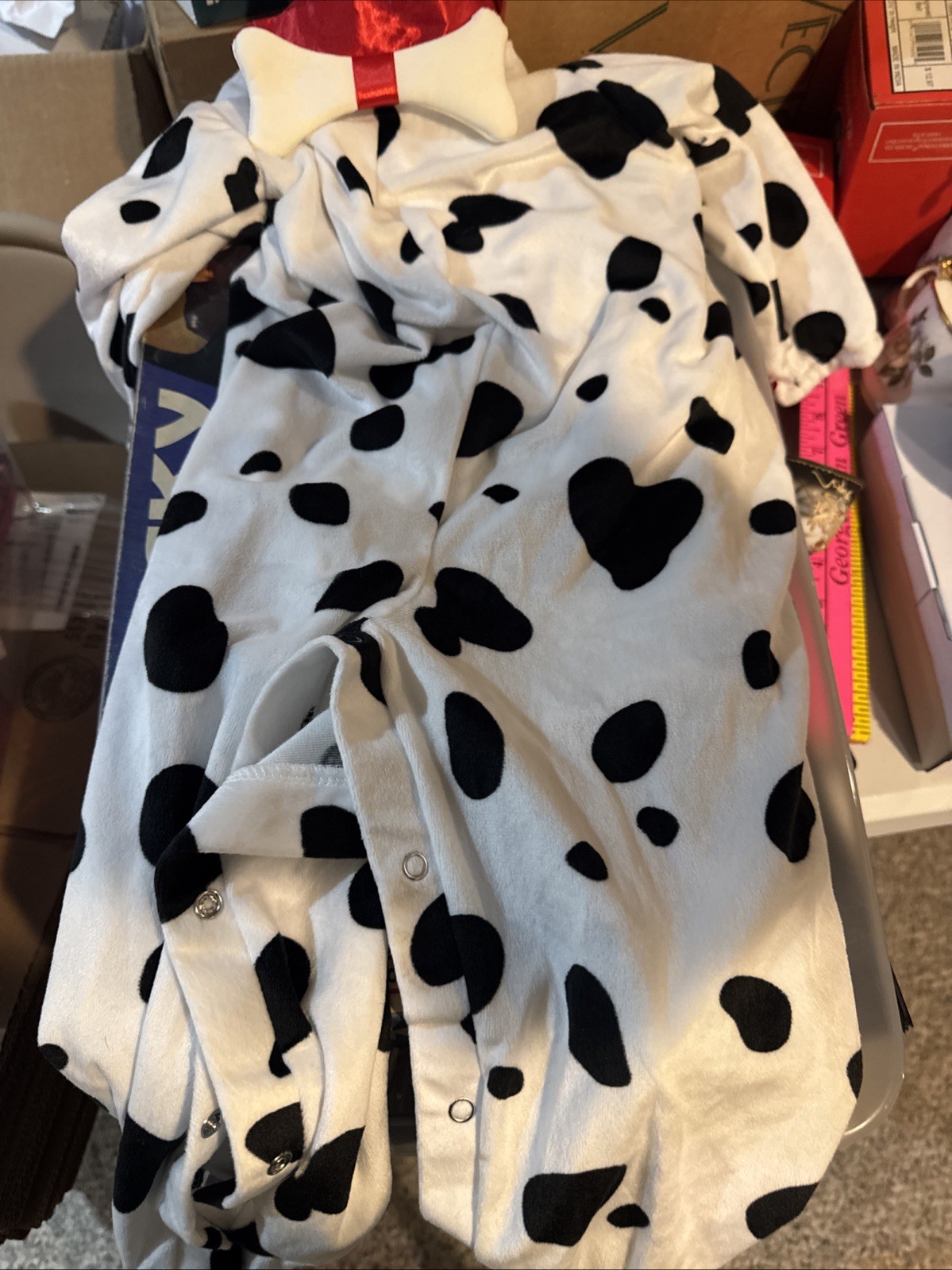 Full Toddler Cow Outfit For Halloween Baby Cow Dress Up 12-18m