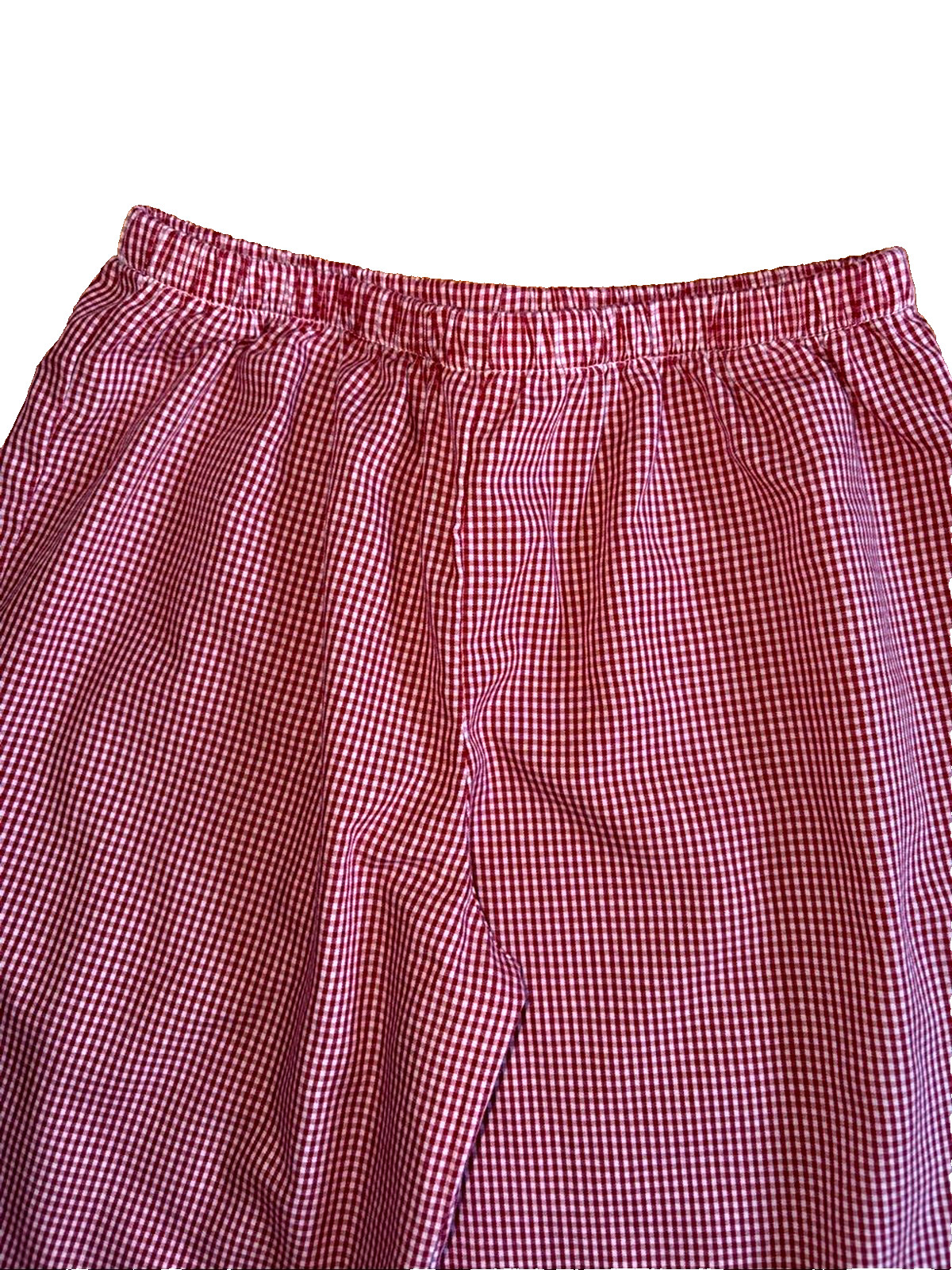 Silly Goose Smocked Horse Outfit Girls 4T Red Gingham Pant Set Equestrian