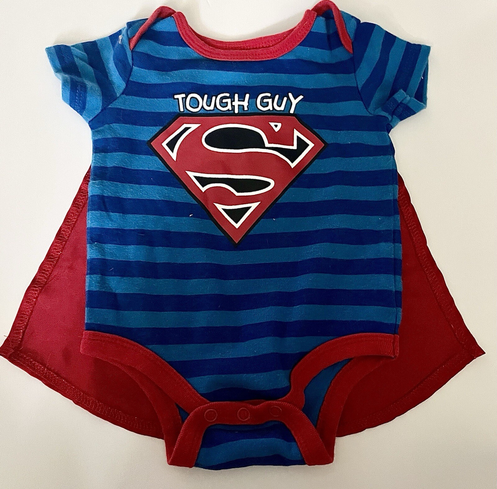 DC Superman Baby Outfit With Cape 0-3 Months Halloween Party Costume