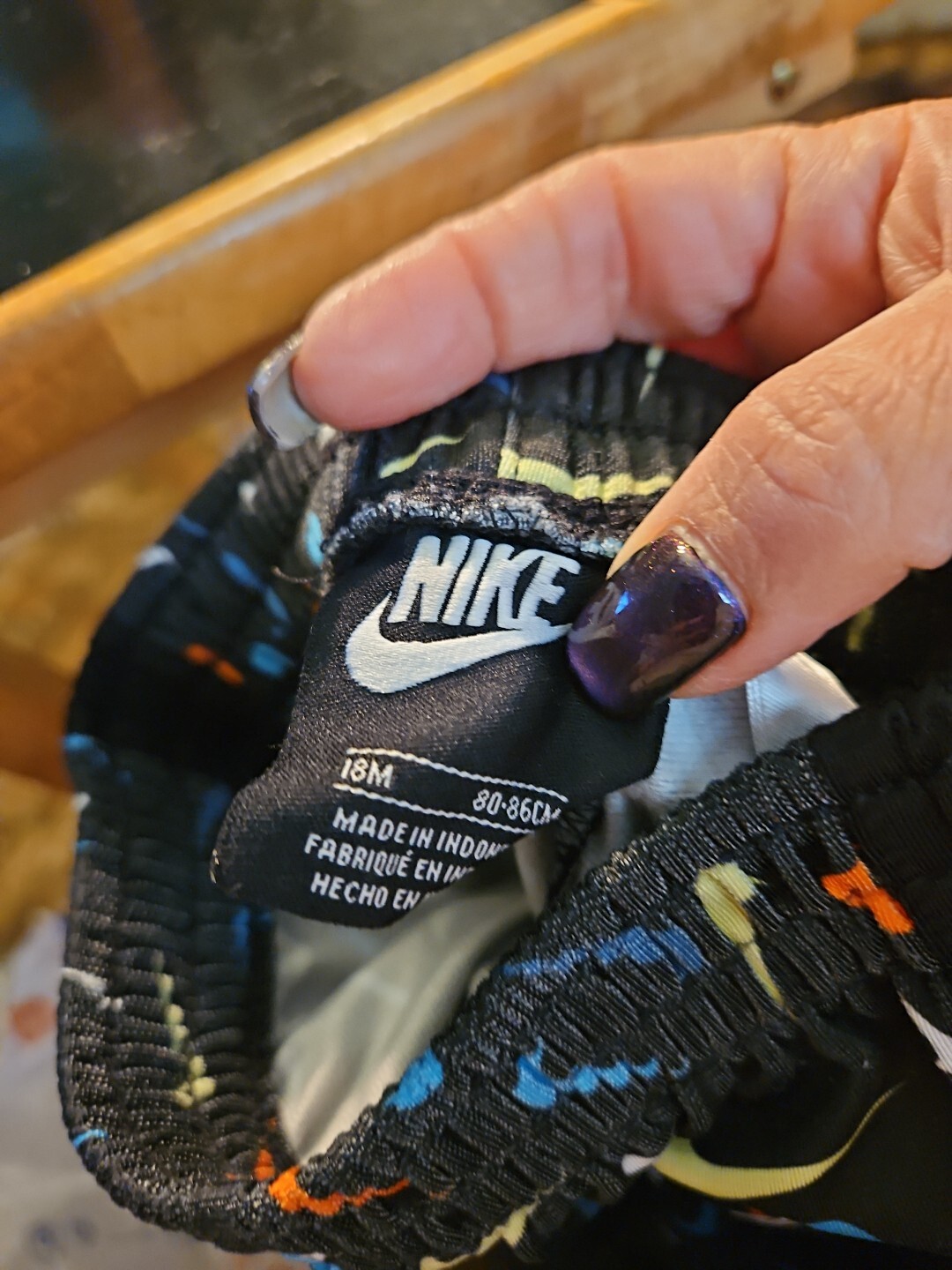 black nike 2 piece track suit Size 18 Months See Pictures
